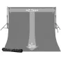 Комплект фона с держателями - BRESSER BR-D24 Background System + Background Cloth 2,5 x 3m Grey - купить сегодня в магазине и с 