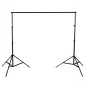 Background Set with Holder - BRESSER BR-BGS2 Set 2 - Background System + Backgrounds 3 x 6 m in 3 colours - quick order from manufacturer