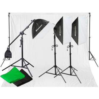 Background holders - BRESSER BR-2105 Daylight and Background Set 2925W - quick order from manufacturer