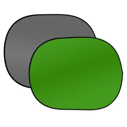 BRESSER BR-3 Foldable Background 180 x 240cm/ Grey/Green