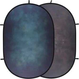 Foto foni - BRESSER Foldable Background BR-FB612 150 x 200cm Violet/Blue - ātri pasūtīt no ražotāja