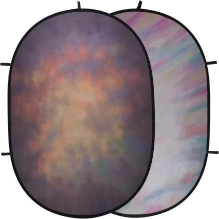 BRESSER Foldable Background BR-FB1411 150 x 200cm Violet/ Rose