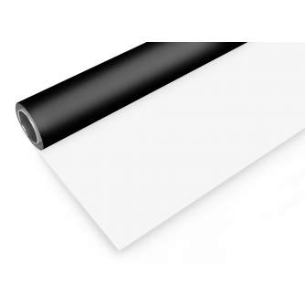 Backgrounds - BRESSER Vinyl Background Roll 2.7 2x 4m Black/White - quick order from manufacturer