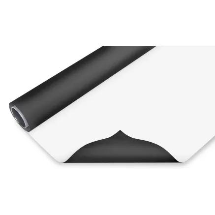 BRESSER Vinyl Background Roll 2,00 x 3m Black/White
