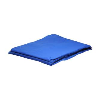 Backgrounds - BRESSER Y-9 Background Cloth 2,5 x 3m Chromakey Blue - quick order from manufacturer