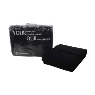 Фоны - BRESSER Y-9 Background Cloth 6 x 6m Black - купить сегодня в магазине и с доставкой