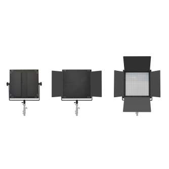 LED gaismas komplekti - BRESSER LED Photo-Video Set 2x LS-600 38W/5.600LUX + 2x tripod - ātri pasūtīt no ražotāja