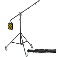Boom Light Stands - BRESSER BR-LB300 Light Stand with Swivel Arm and Wheels - quick order from manufacturerBoom Light Stands - BRESSER BR-LB300 Light Stand with Swivel Arm and Wheels - quick order from manufacturer