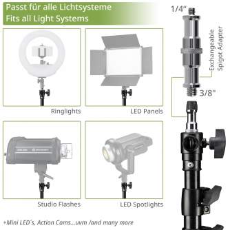 Light Stands - BRESSER BR-TP300R Lightstand 300cm - quick order from manufacturer
