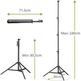 Light Stands - BRESSER BR-TP240 PRO-1 Compact Lightstand 240cm - buy today in store and with delivery