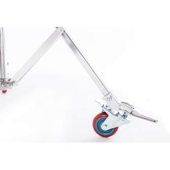 Light Stands - BRESSER BR-C6M Heavy Duty Tripod with Wheels - 600cm, Load Capacity up to 30 kg - quick order from manufacturer