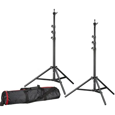 BRESSER BR-TP240 PRO-1 lamp tripod set of 2