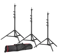 Light Stands - BRESSER 3x BR-TP240 PRO-1 tripod (240 cm) + bag - quick order from manufacturerLight Stands - BRESSER 3x BR-TP240 PRO-1 tripod (240 cm) + bag - quick order from manufacturer