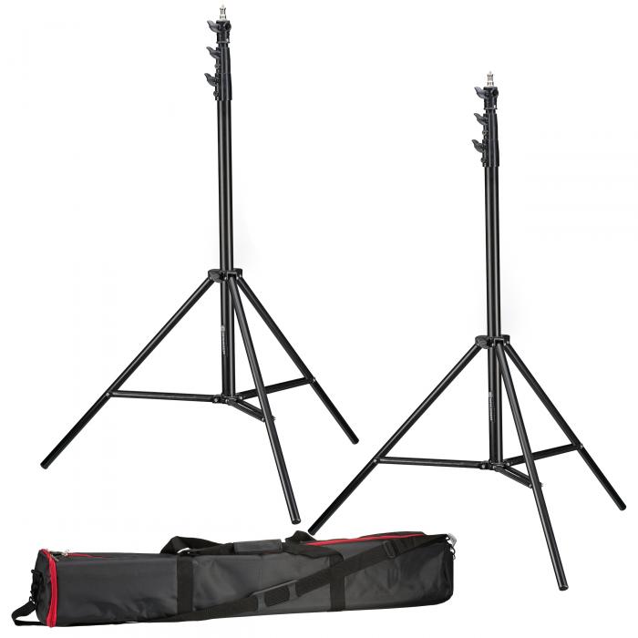 Light Stands - BRESSER 2x BR-TP280 PRO-1 tripod (280 cm) + bag - quick order from manufacturer