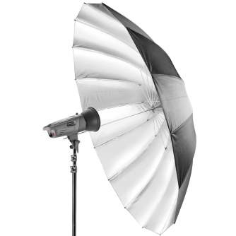 Foto lietussargi - walimex Reflex lietussargs melns/sudraba 180cm 17191 - ātri pasūtīt no ražotāja