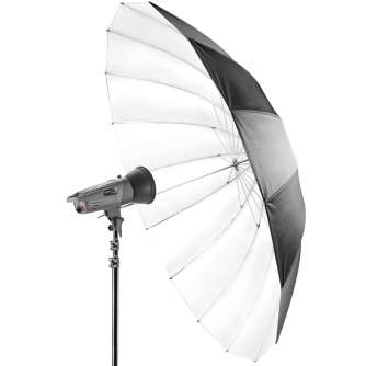 Foto lietussargi - walimex lietussargs balts / melns Umbrella black/white, 180cm - ātri pasūtīt no ražotāja