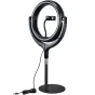 LED gredzenveida lampas - BRESSER BR-RL 10B LED Ringlight with stand and USB connection - ātri pasūtīt no ražotāja