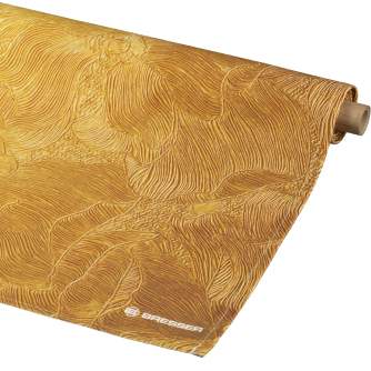 Backgrounds - BRESSER Background Cloth with Motif 80 x 120 cm - Golden Flower - quick order from manufacturer