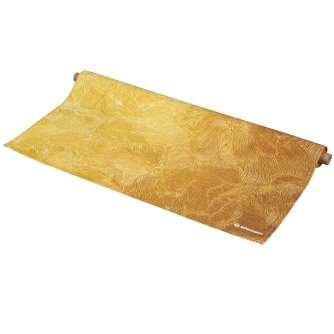 Foto foni - BRESSER Background Cloth with Motif 80 x 120 cm - Golden Flower - ātri pasūtīt no ražotāja