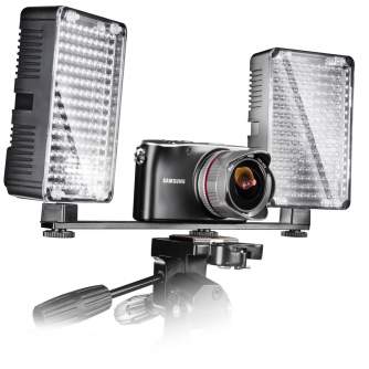 Acessories for flashes - walimex Auxiliary Bracket 2-fold for Video Light - quick order from manufacturer