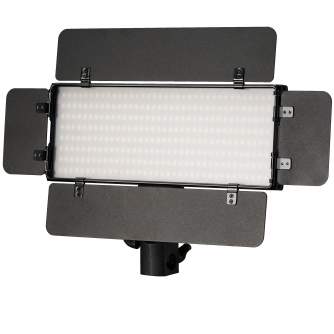 Light Panels - BRESSER PT 30B-II LED Bi-Color Video Light with Barn Doors, Accumulators, Power Adaptor, Remote Control and Storage Case - quick order from manufacturer