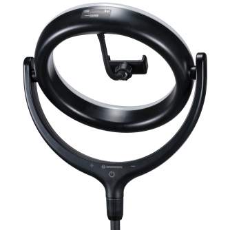 Ring Light - BRESSER BR-RL 10B LED Ringlight with stand and USB connection - quick order from manufacturer