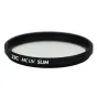 JJC Ultra-Slim MC UV Filter 52mm black rim front view for lens protection and UV ray absorption