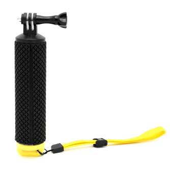 New products - Caruba Padded Floating Handgrip GoPro Mount (Zwart / Geel) - quick order from manufacturer
