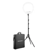 LED кольцевая лампа - Westcott 18 Bi Color LED Ring Light Kit met Batterijen en Stand WC4450 - быстрый заказ от производителяLED кольцевая лампа - Westcott 18 Bi Color LED Ring Light Kit met Batterijen en Stand WC4450 - быстрый заказ от производителя