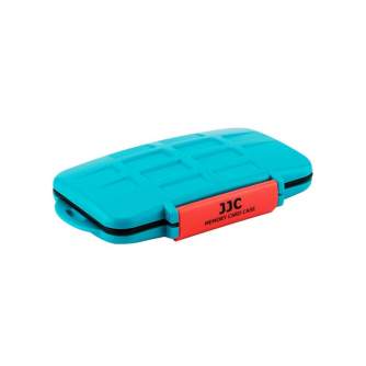 Sortimenta jaunumi - JJC MC-NSMSD16 Memory Card Case Blue - ātri pasūtīt no ražotāja