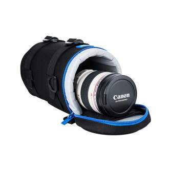 Kameru siksniņas - JJC DLP-6II Deluxe Lens Pouch Water-Resistant - perc šodien veikalā un ar piegādi