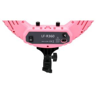 Sortimenta jaunumi - Caruba Round Vlogger 12 inch LED Set with Bag - Pink (MENZ) - ātri pasūtīt no ražotāja