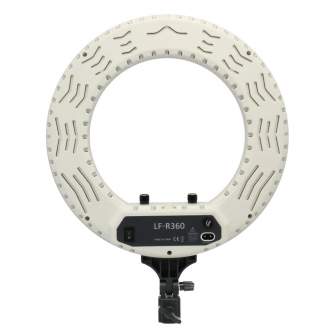 Sortimenta jaunumi - Caruba Round Vlogger 12 inch LED Set with Bag - White - ātri pasūtīt no ražotāja