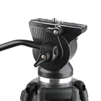 New products - Caruba Videostar 177 Pro Video tripod + fluid head - quick order from manufacturer