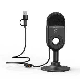 Sortimenta jaunumi - SmallRig 3491 simorr Wave U1 USB Condenser Microphone (Black) - ātri pasūtīt no ražotāja