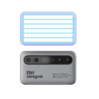New products - Weeylite S05 portable pocket RGB Light Grey - quick order from manufacturer