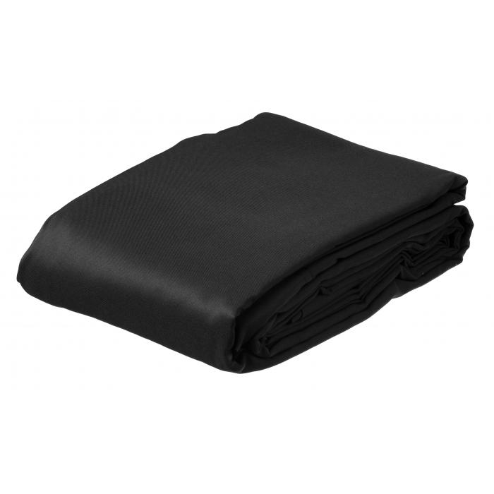 Backgrounds - BRESSER BR-8P Polyester Background Cloth 3 x 6m Black - quick order from manufacturer