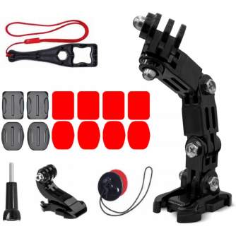 Accessories for Action Cameras - Hurtel helmet mounting accessories GoPro/DJI/Insta360/SJCam/Eken - quick order from manufacturer