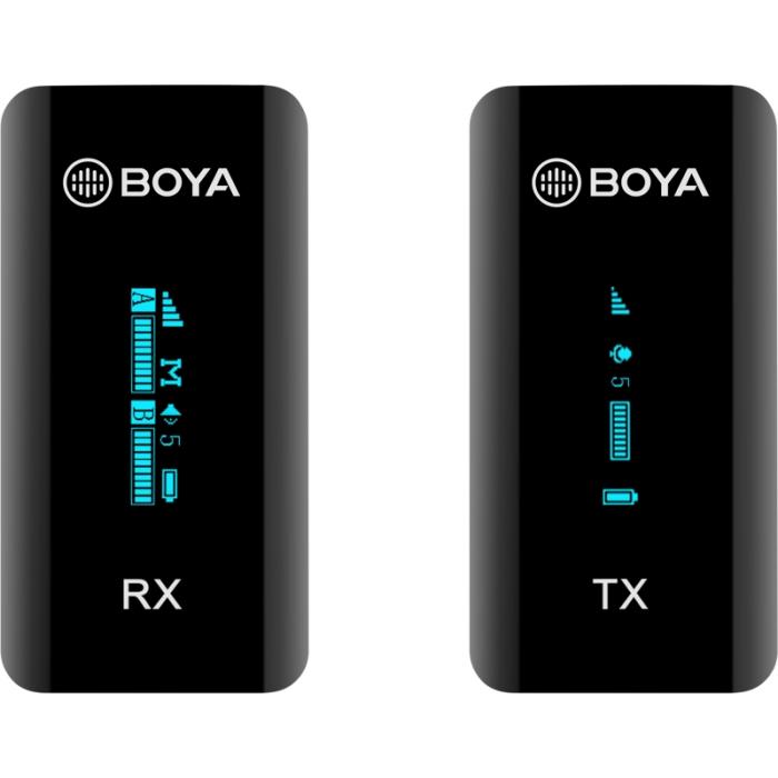 Wireless Lavalier Microphones - BOYA BY-XM6-S1 / ULTRACOMPACT 2.4GHZ DUAL-CHANNEL WIRELESS MICROPHONE 1+1 BY-XM6 - buy today in store and with delivery