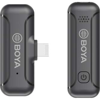 Wireless Lavalier Microphones - BOYA BY-WM3T2-D1 - 2.4G MINI WIRELESS MICROPHONE - FOR IOS DEVICES 1+1 BY-WM3T2- - buy today in store and with delivery