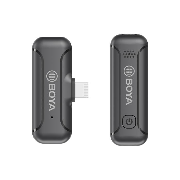 Discontinued - BOYA BY-WM3T2-D1 - 2.4G MINI WIRELESS MICROPHONE - FOR IOS DEVICES 1+1 BY-WM3T2-