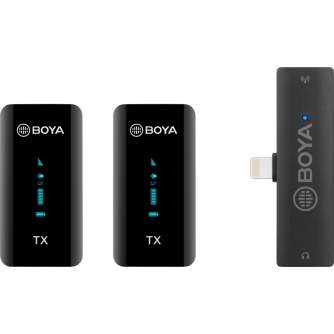 BOYA BY-XM6-S4 - 2.4GHZ DUAL-CHANNEL WIRELESS MICROPHONE FOR IOS/LIGHTNING DEVICES 1+2 BY-XM6-S4