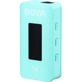 Wireless Lavalier Microphones - BOYA BY-XM6-K2G - 2.4G WIRELESS MICROPHONE SYSTEM 1+1 WITH CHARGING BOX GREEN COLOR BY-XM6-K2G - quick order from manufacturer