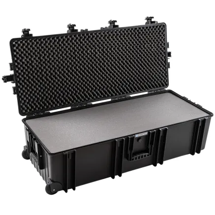 BW OUTDOOR CASE TYPE 7300 WITH FOAM INSERT, BLACK 7300/B/FI