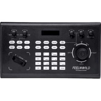 PTZ видеокамеры - FEELWORLD KBC10 PTZ CAMERA CONTROLLER WITH JOYSTICK AND KEYBOARD CONTROL LCD DISPLAY POE SUPPORTED KBC10 - быс