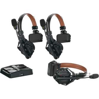 Headphones - HOLLYLAND SOLIDCOM C1 PRO WIRELESS INTERCOM SYSTEM WITH 3 ENC HEADSETS SOLIDCOM C1 PRO-3S - quick order from manufacturer