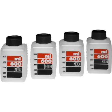 JOBO BOTTLE KIT 600ML (4X 600ML WHITE) 3310