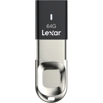 LEXAR JUMPDRIVE FINGERPRINT (USB 3.0) 64GB LJDF35-64GBBK