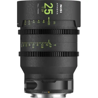 Sortimenta jaunumi - NISI CINE LENS ATHENA PRIME 25MM T1.9 RF-MOUNT 25MM T1.9 RF - ātri pasūtīt no ražotāja