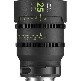 New products - NISI CINE LENS ATHENA PRIME 25MM T1.9 RF-MOUNT 25MM T1.9 RF - quick order from manufacturer